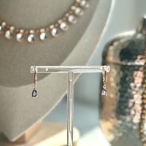 🌟BUY 1 GET 1 FREE🌟 BRAND NEW Lavender Cubic Zirconia Drop Earrings